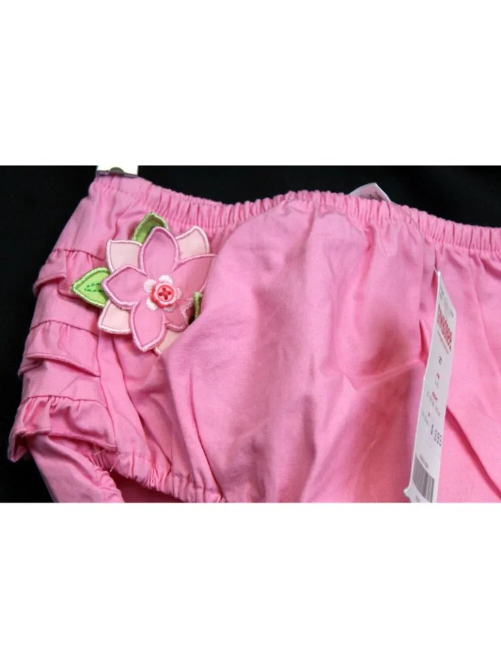 NWT 2006 Gymboree Island Fun Pink Bloomers Diaper cover Flowers sz 2T Ruffles